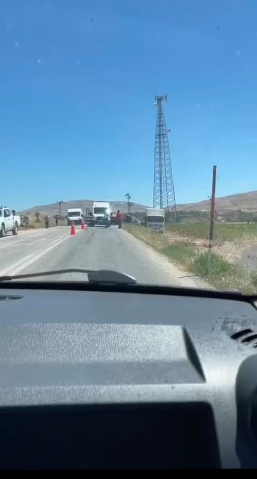 Bünyan yolunda 3 aracın karıştığı trafik kazası meydana geldi